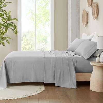 Olliix 300 Thread Count Organic Cotton King Grey