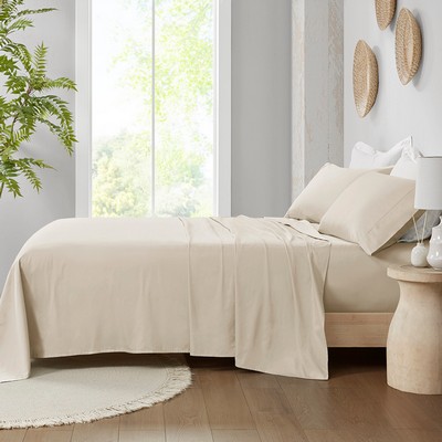 Olliix 300 Thread Count Organic Cotton King Taupe
