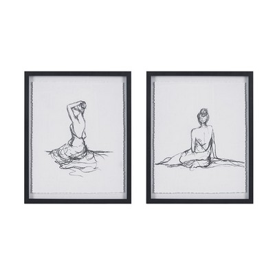 Olliix Feminine Figures Black/White