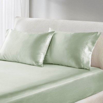 Olliix Satin Pillowcase Sage