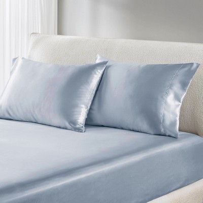Olliix Satin Pillowcase Blue