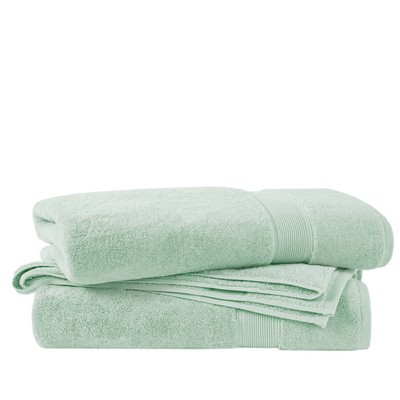 Olliix Ultra-Soft 100% Cotton Absorbent Towel Set Seafoam