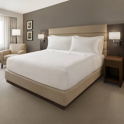 Olliix Percale Weave Bright White