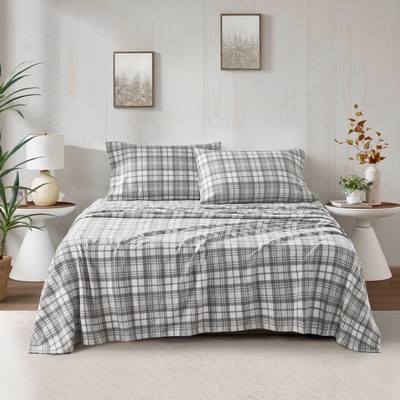 Olliix Micro Fleece Grey Plaid