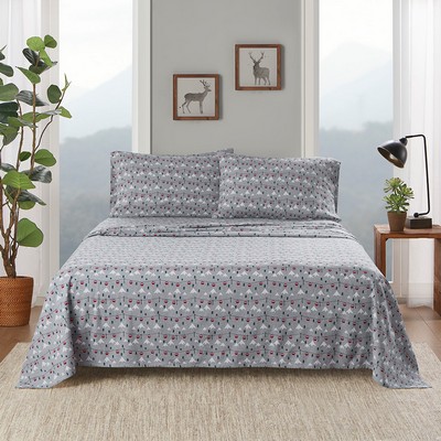 Olliix Cotton Flannel Grey Ski Jump