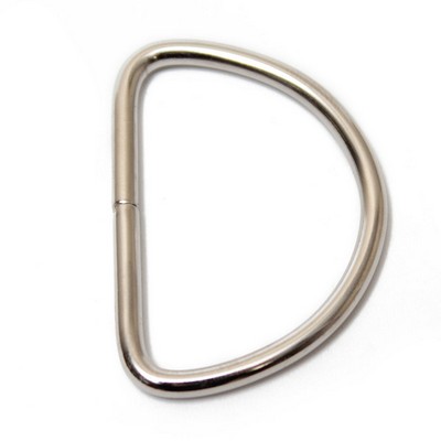 Abbeyshea Fabrics D-Ring Nickel Plate 1 1/2in. - 3910