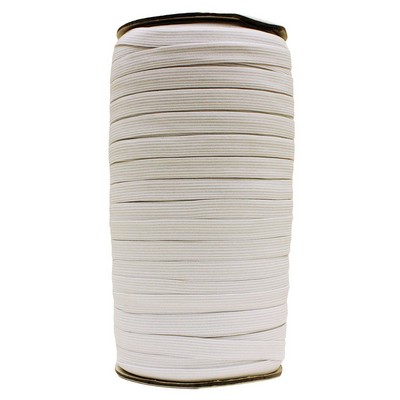 Abbeyshea Fabrics Knit Elastic White