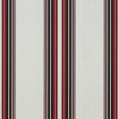 Abbeyshea Fabrics Sunbrella  4798 Burgundy/Blk/White