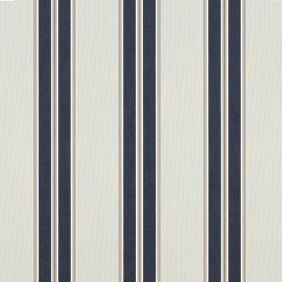 Abbeyshea Fabrics Sunbrella  4916 Navy/Taupe Fancy