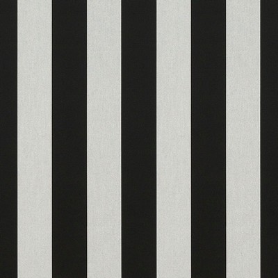 Abbeyshea Fabrics Sunbrella  5704 Black/White 6 Bar