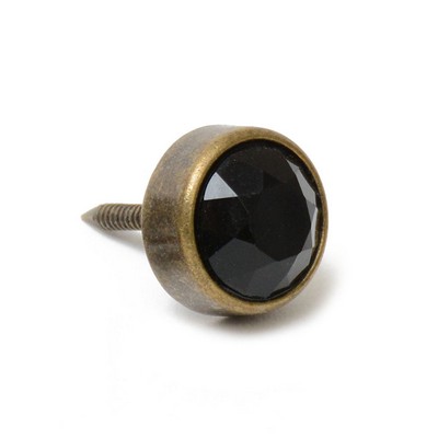 Abbeyshea Fabrics Large Jeweled Nail Black One Size - 5931