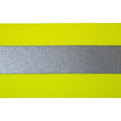 Abbeyshea Fabrics 8471 2in Lime/Silver Vest Trim One Size - 11131