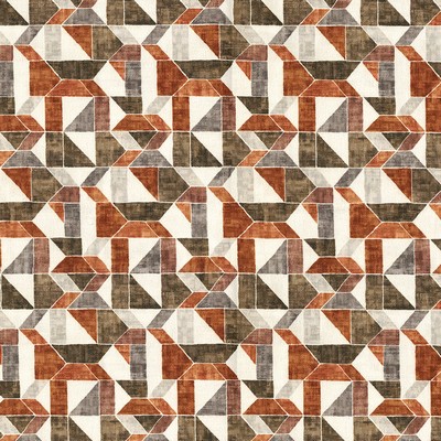 Abbeyshea Fabrics Trellis 506 Umber 