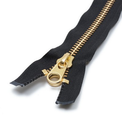 Abbeyshea Fabrics #10 96in Brass Zippers 2-Tab One Size - 9934