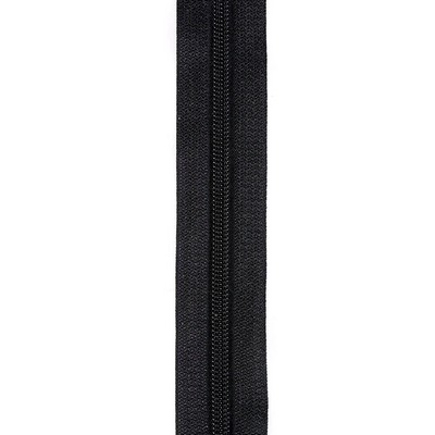 Abbeyshea Fabrics #10 Coil Zipp BLK 100 YD/RL One Size - 9888