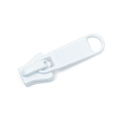 Abbeyshea Fabrics YKK ® #5 Vislon Non-Lock 1-Tab Slider White - 9990
