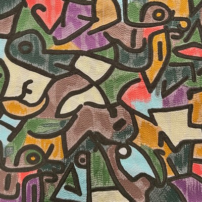 Hamilton Fabric ZAGAR CHOCOLATE