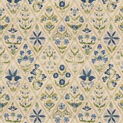 Lee Jofa SUSANI TRELLIS BLUE/GREEN