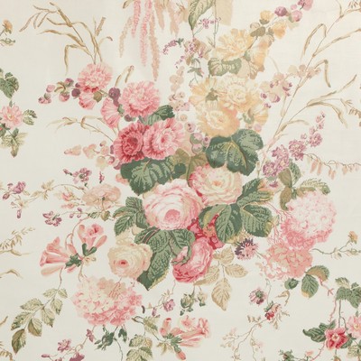 Lee Jofa FLORAL BOUQUET PINK/IVY