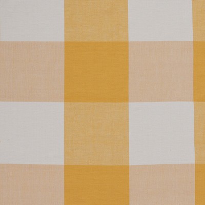 Mitchell Fabrics Buffalo White/Yellow