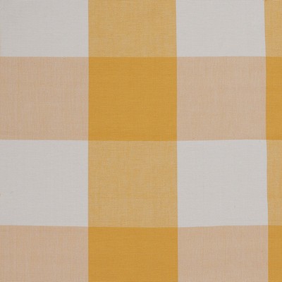 Mitchell Fabrics Buffalo White/Yellow