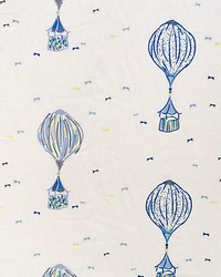 Scalamandre Hot Air Balloons Cool Party Fabric