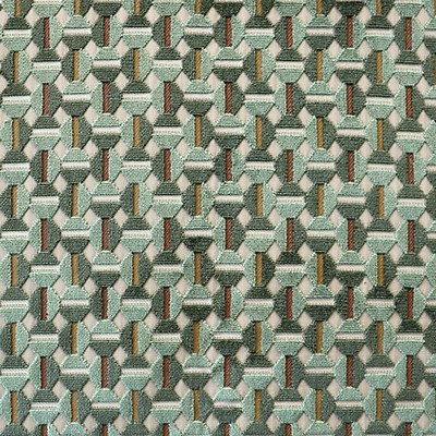 Scalamandre LUMIERE JACQUARD VELVET PRIVILEGE GREEN