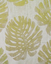 Scalamandre Palm Leaves Lima Yellow Fabric