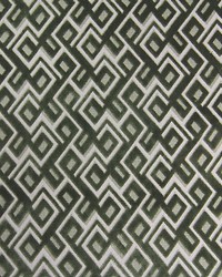 Scalamandre Anni Jacquard Velvet Green Linen Fabric