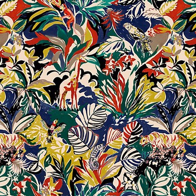 Scalamandre BOTANICAL DREAM BLUE BEAUTY