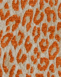 Scalamandre Leopard Orange Koi Fabric