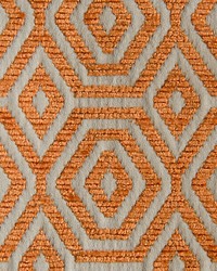 Scalamandre Geometric Drops Orange Koi Fabric
