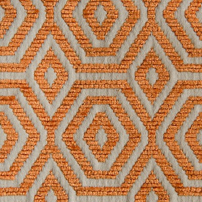 Scalamandre GEOMETRIC DROPS ORANGE KOI