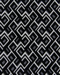 Scalamandre Anni Jacquard Velvet Black Linen Fabric