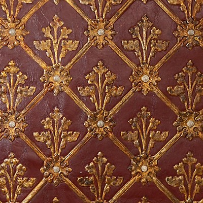 Old World Weavers CUIR RESILLE RED/GOLD