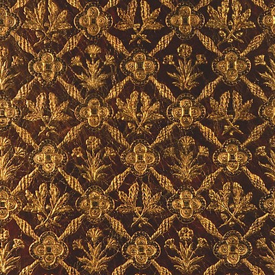 Old World Weavers CUIR CHENE RED/GOLD