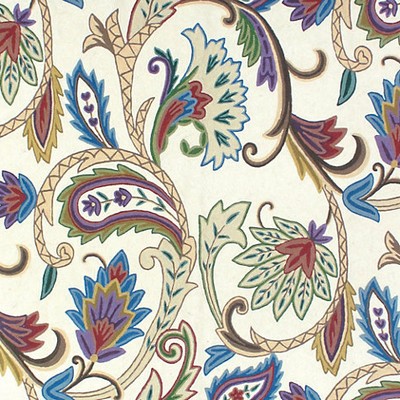 Old World Weavers MITRA TEAL/PLUM/BRICK