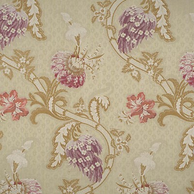 Scalamandre ROCAILLE MULTI ON LIGHT GREEN