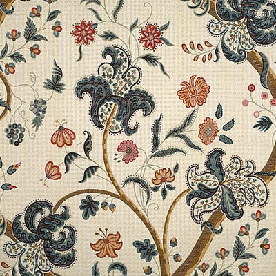 Scalamandre CLARENDON ALLOVER BLUE