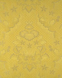 Scalamandre Villa Lante Unito Yellow Fabric