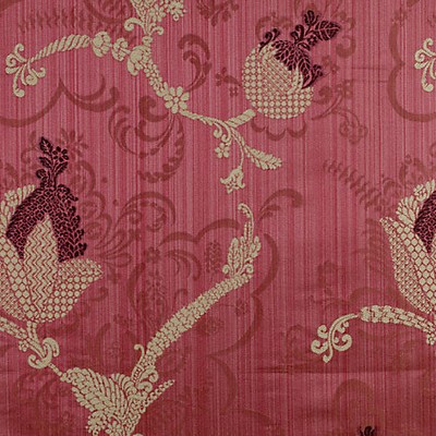 Scalamandre VIVALDI PLUM & LINEN ON WINE