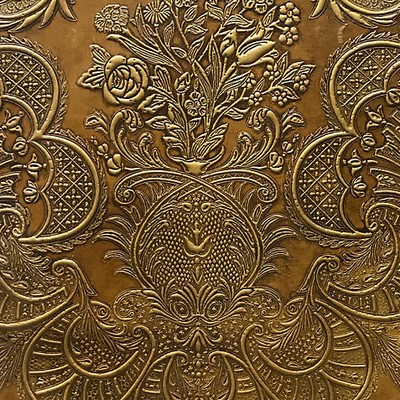 Old World Weavers CUIR MAINTENON NATURAL & GOLD