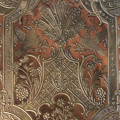 Old World Weavers CUIR BRETEUIL NATURAL & GOLD