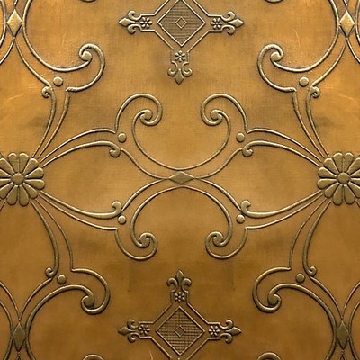 Old World Weavers CUIR THYNES NATURAL & GOLD