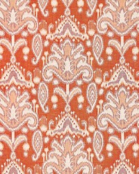 Grey Watkins Kandira Ikat Papaya Fabric
