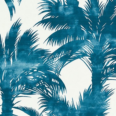 Grey Watkins PALM PRINT TURQUOISE