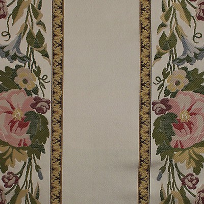 Scalamandre BORDURE MARLY MULTI ON IVORY