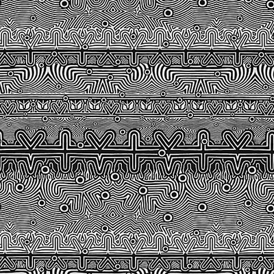 Scalamandre LABYRINTHE - OUTDOOR NOIR