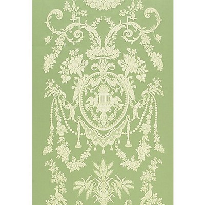 Scalamandre CHENIER SEAT & BACK GREEN