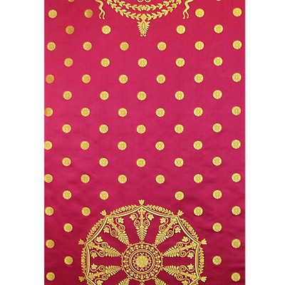 Scalamandre MURAT SEAT & BACK ROUGE